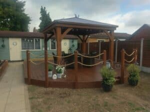 Garden Decking, Pergolas, Garden Bar, 